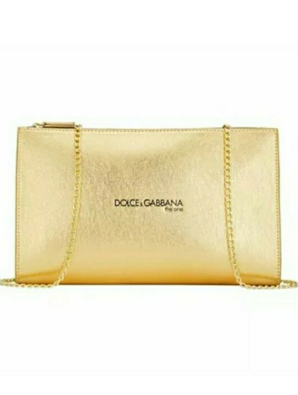 Dolce & Gabbana The One Gold Clutch